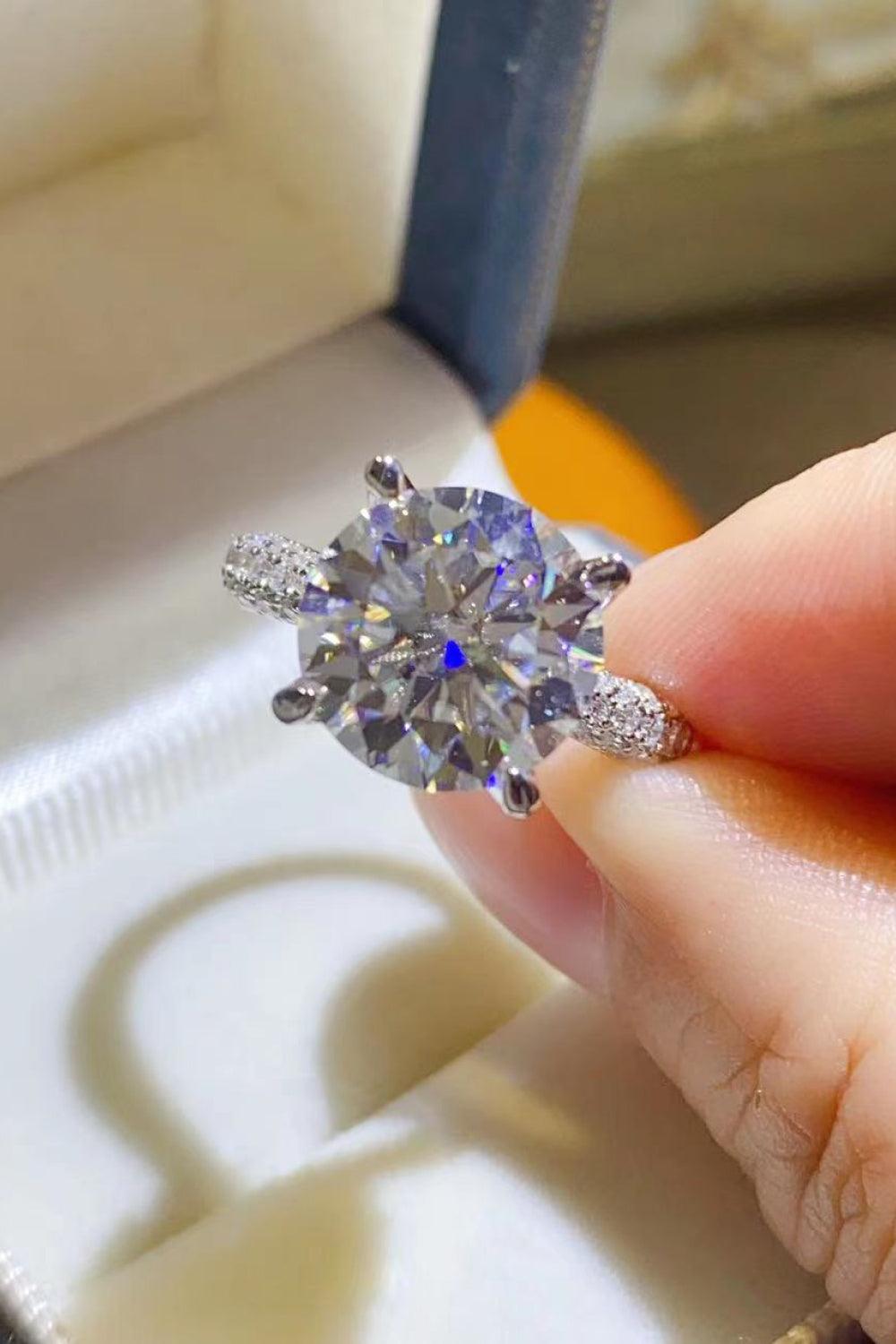 5 Carat Moissanite 925 Sterling Silver Ring Carauana Store