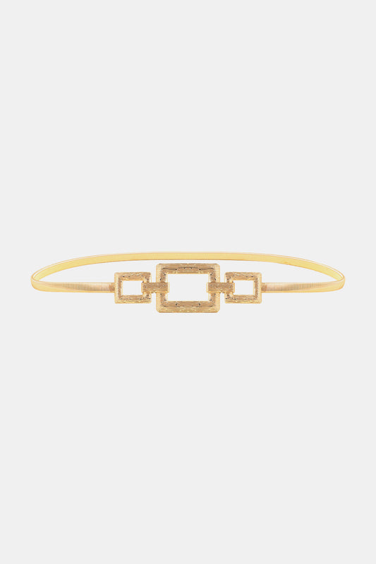 Square Shape Zinc Alloy Buckle Iron Belt Carauana Store