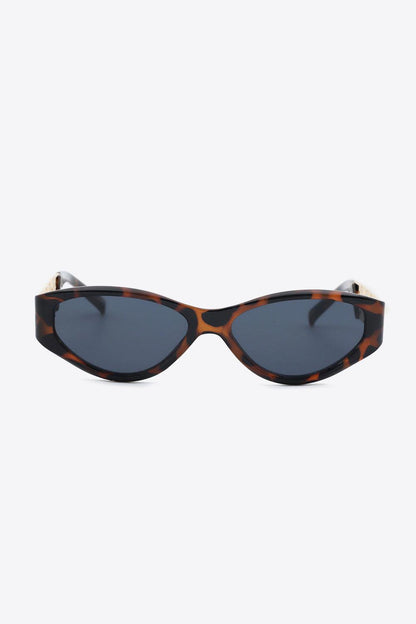 Chain Detail Temple Cat Eye Sunglasses Carauana Store