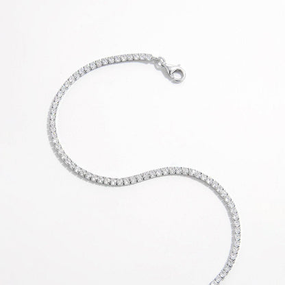 925 Sterling Silver Inlaid Zircon Bracelet Carauana Store