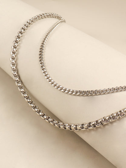 Double-Layered Metal Chain Belt Carauana Store