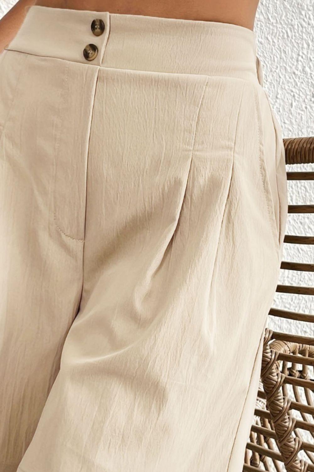 High Waist Shorts with Pockets Carauana Store
