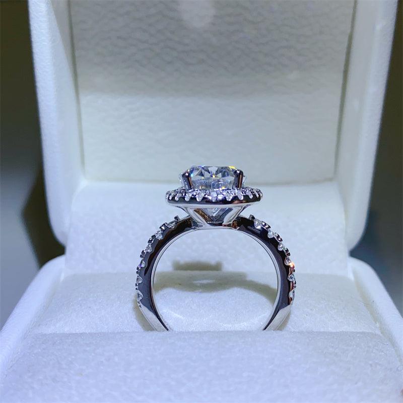 5 Carat Moissanite 925 Sterling Silver Ring Carauana Store