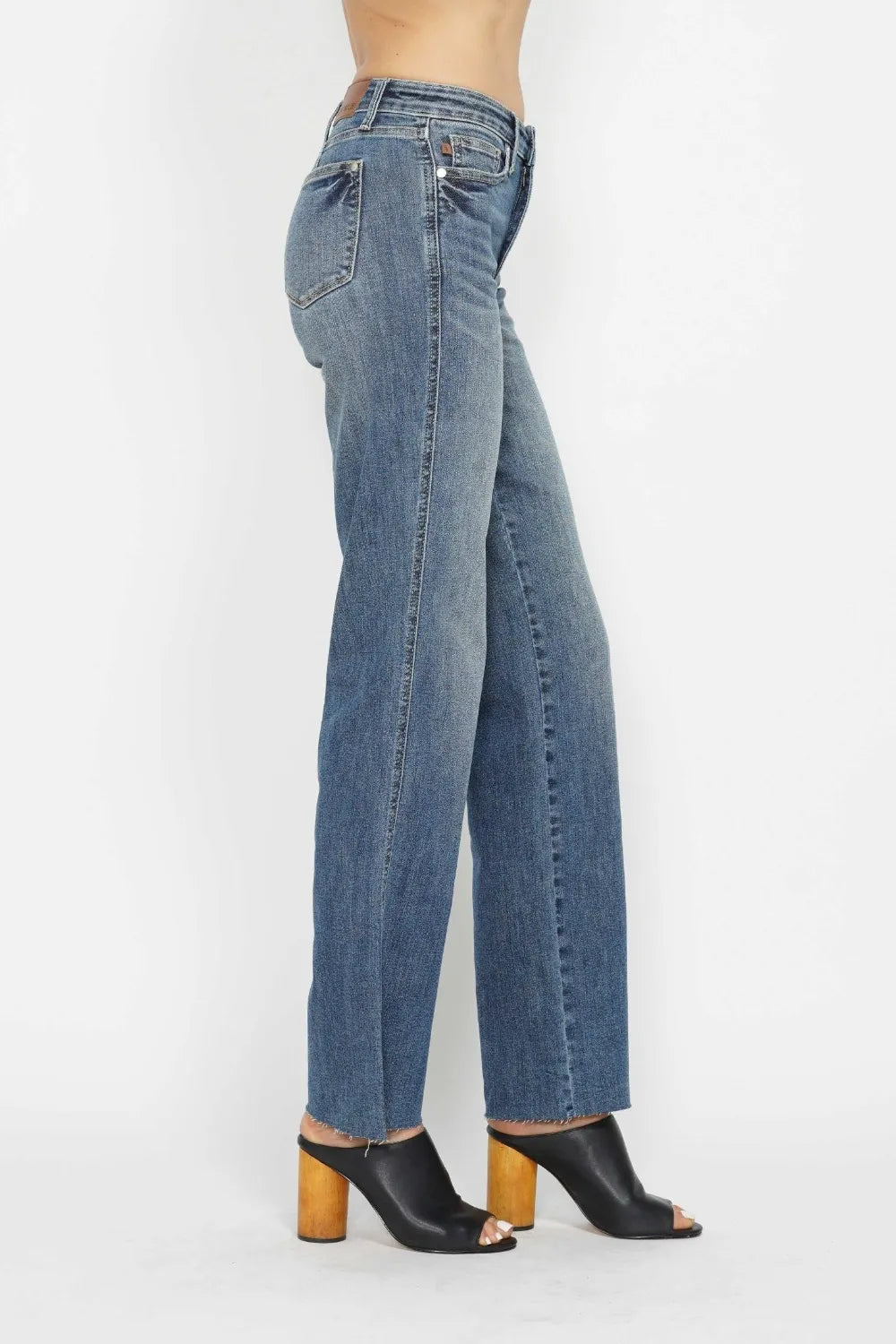 Judy Blue Full Size Tummy Control Straight Jeans Carauana Store