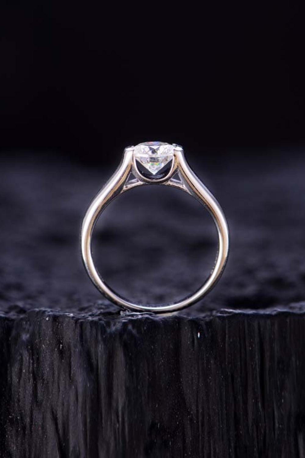 1.5 Carat Moissanite 925 Sterling Silver Ring Carauana Store