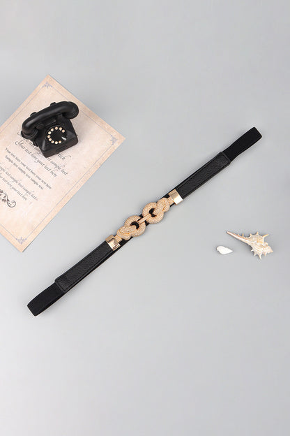 Zinc Alloy Buckle PU Leather Belt Carauana Store