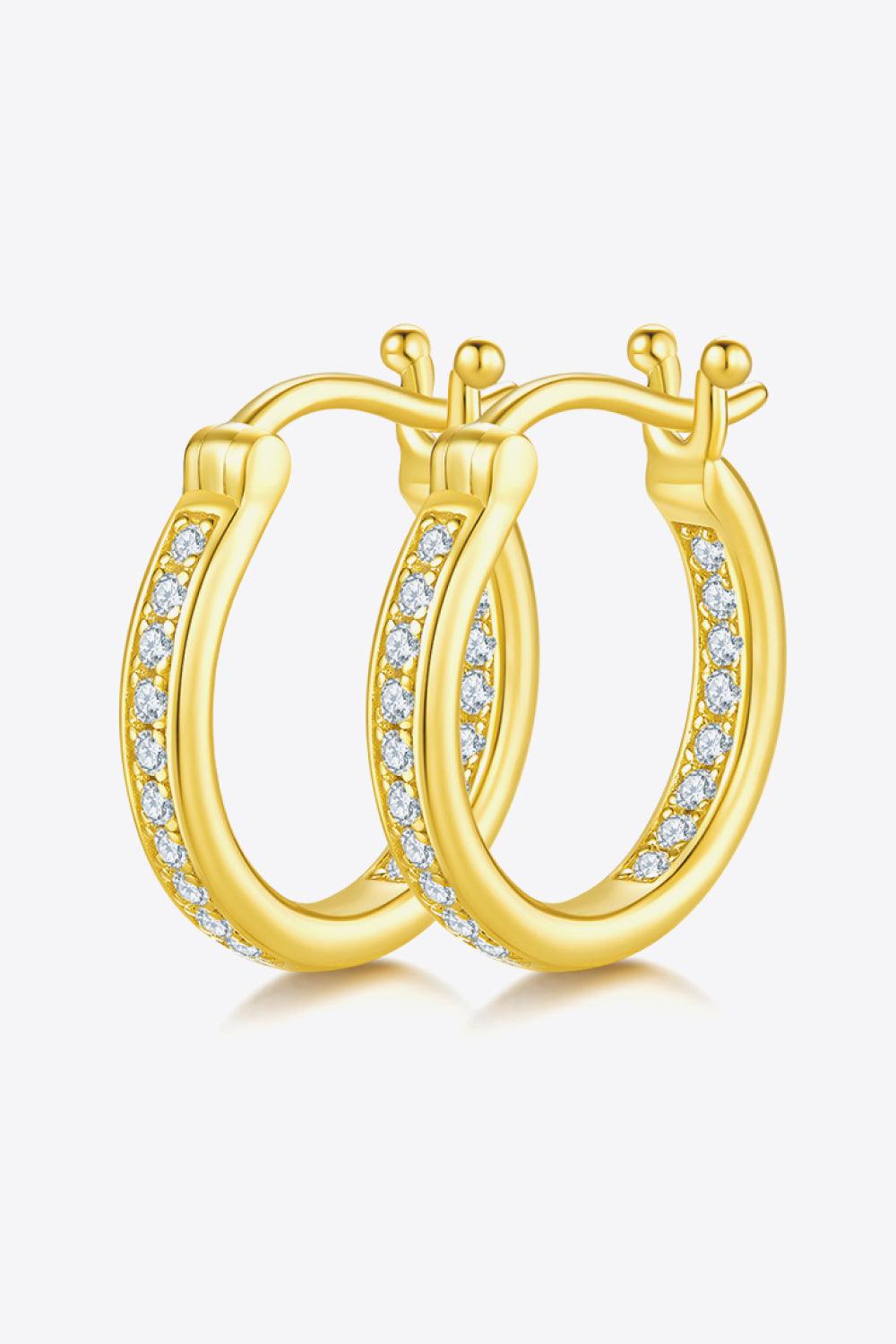 Adored Moissanite 925 Sterling Silver Earrings Carauana Store