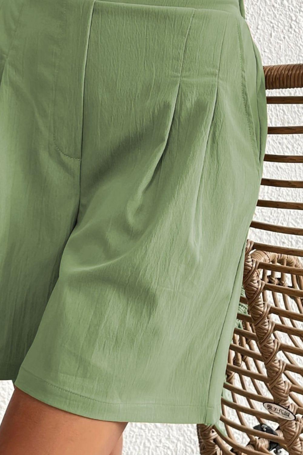 High Waist Shorts with Pockets Carauana Store