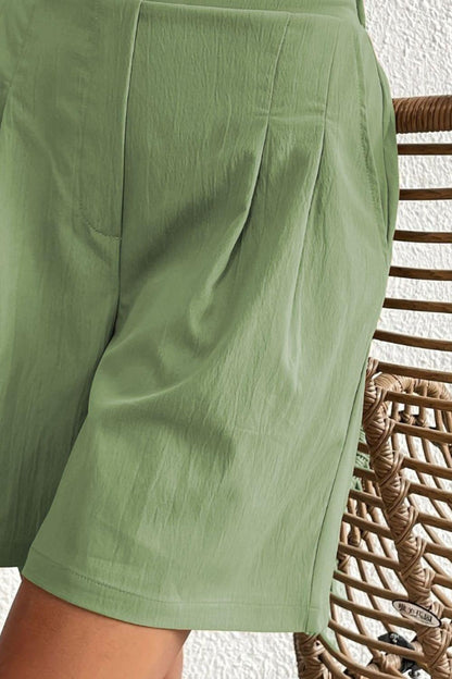 High Waist Shorts with Pockets Carauana Store