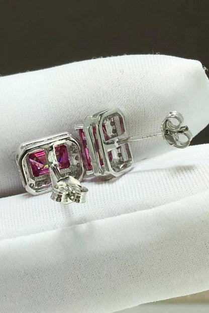 Shiny and Elegant 2 Carat Moissanite Stud Earrings Carauana Store