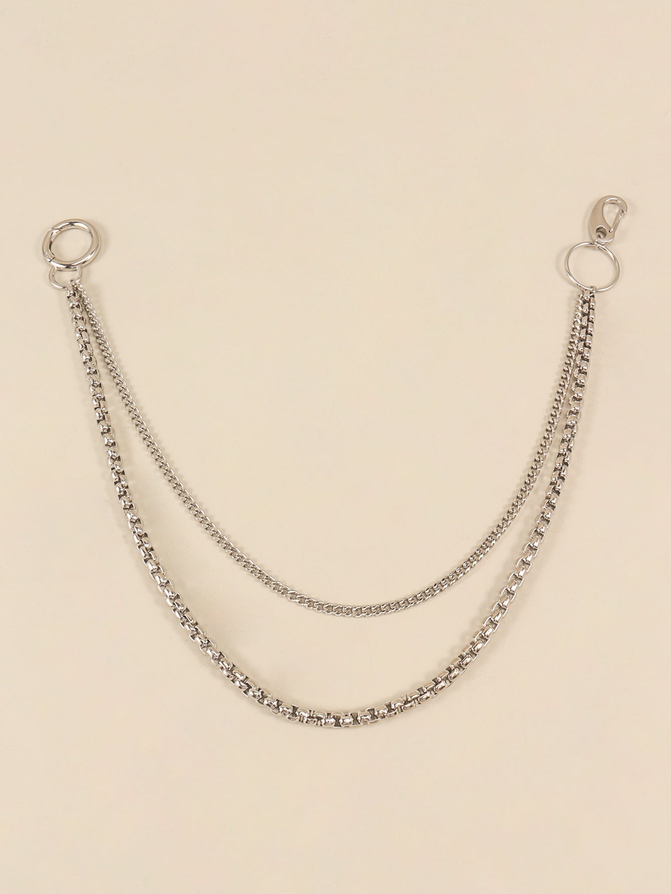 Double-Layered Metal Chain Belt Carauana Store