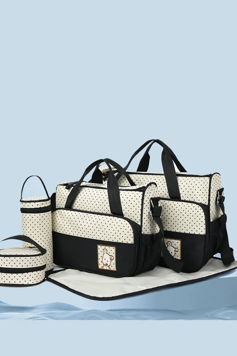 Oxford Cloth Contrast 4 Piece Bag Set Carauana Store