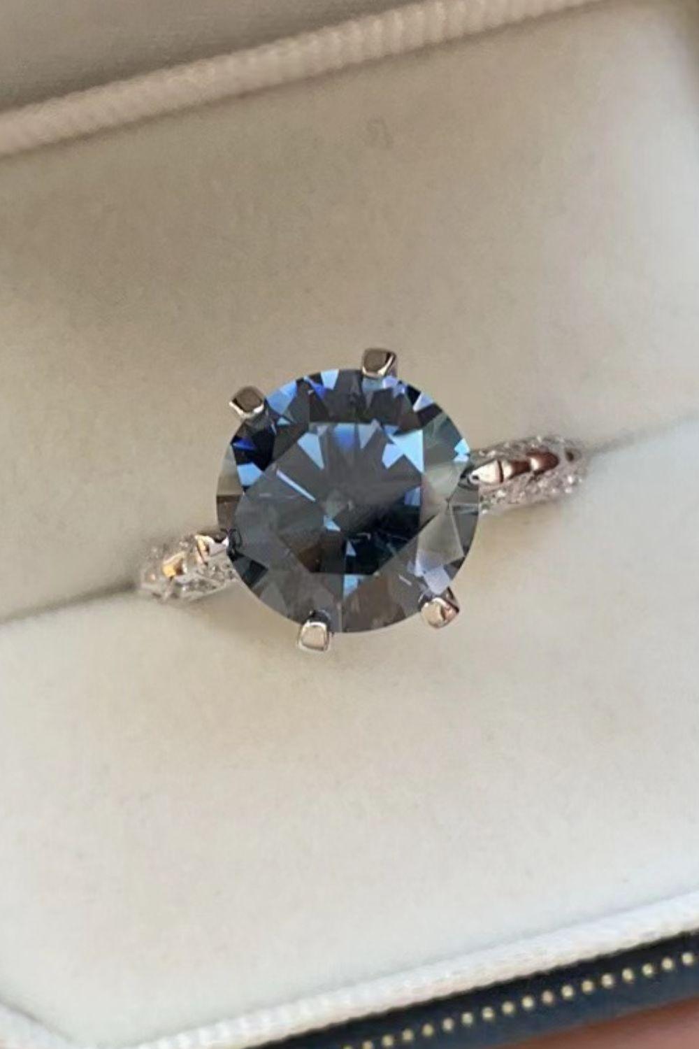 5 Carat Moissanite 925 Sterling Silver Ring Carauana Store
