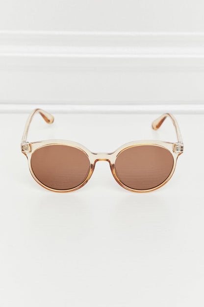 Round Full Rim Polycarbonate Frame Sunglasses Carauana Store