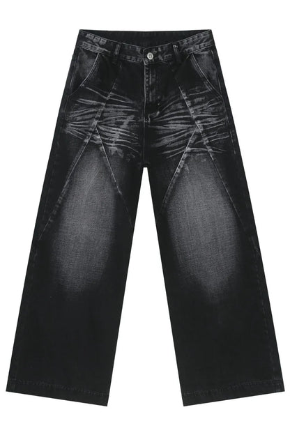 Men's Wide Leg Jeans with Pockets Carauana Store