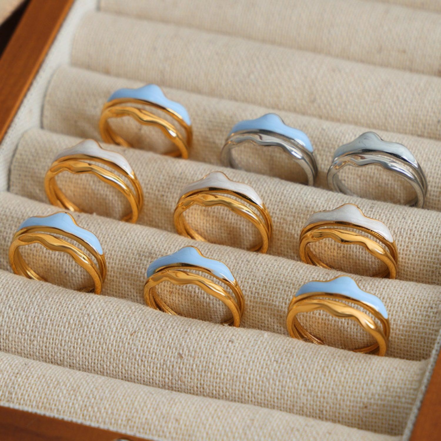 18K Gold-Plated Open Ring Carauana Store