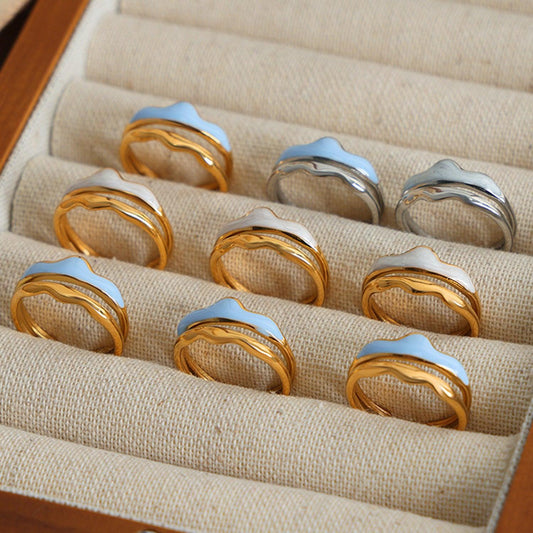 18K Gold-Plated Open Ring Carauana Store