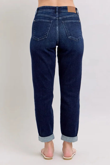 Judy Blue Full Size High Waist Boyfriend Jeans Plus Size Carauana Store