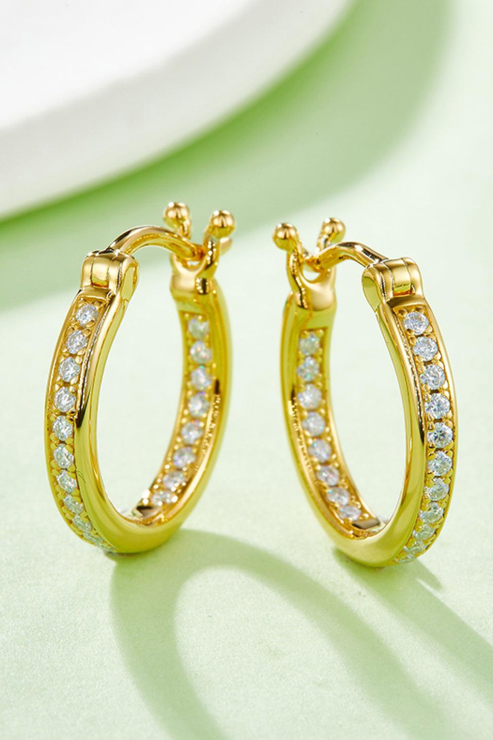 Adored Moissanite 925 Sterling Silver Earrings Carauana Store