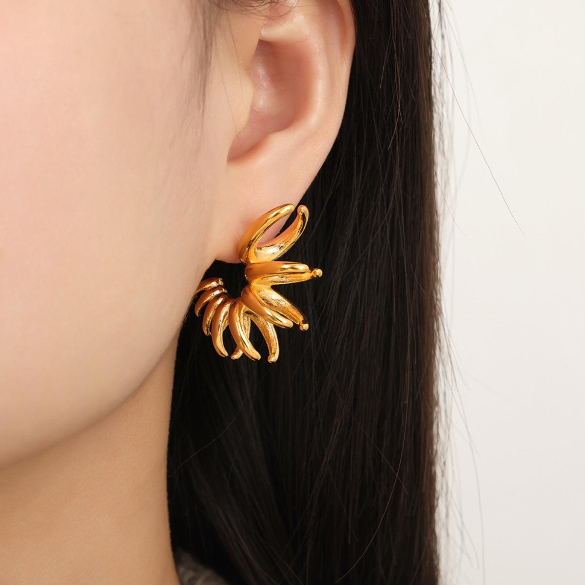 Titanium Steel Irregular Shape Earrings Carauana Store