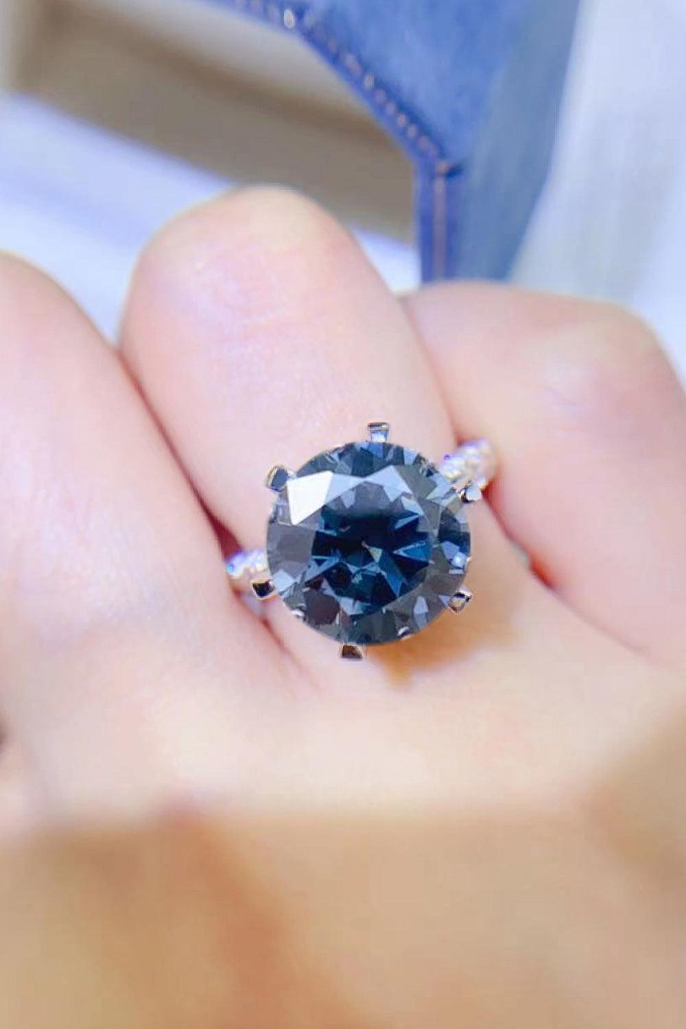 5 Carat Moissanite 925 Sterling Silver Ring Carauana Store