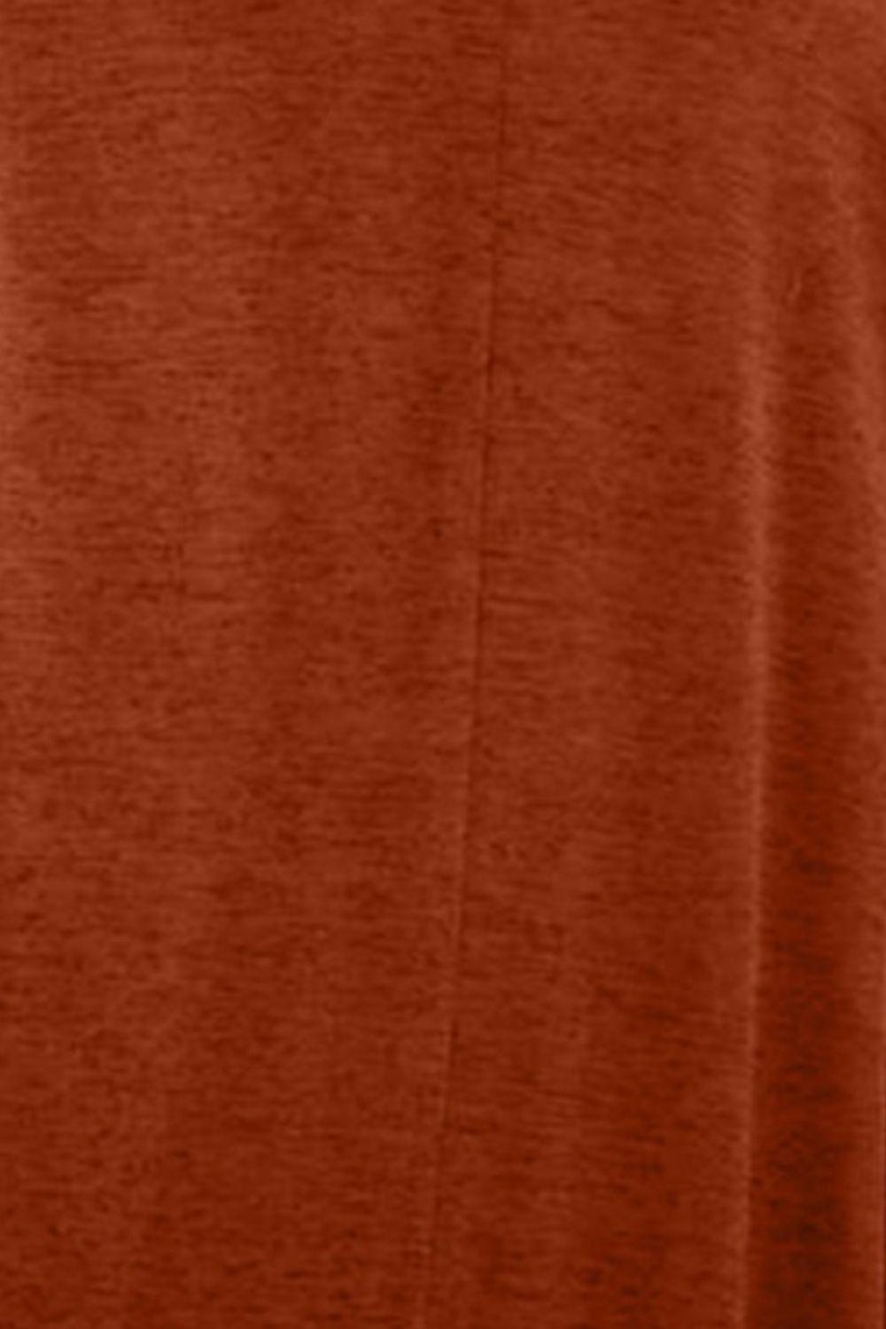 Open Front Long Sleeve Cardigan Carauana Store