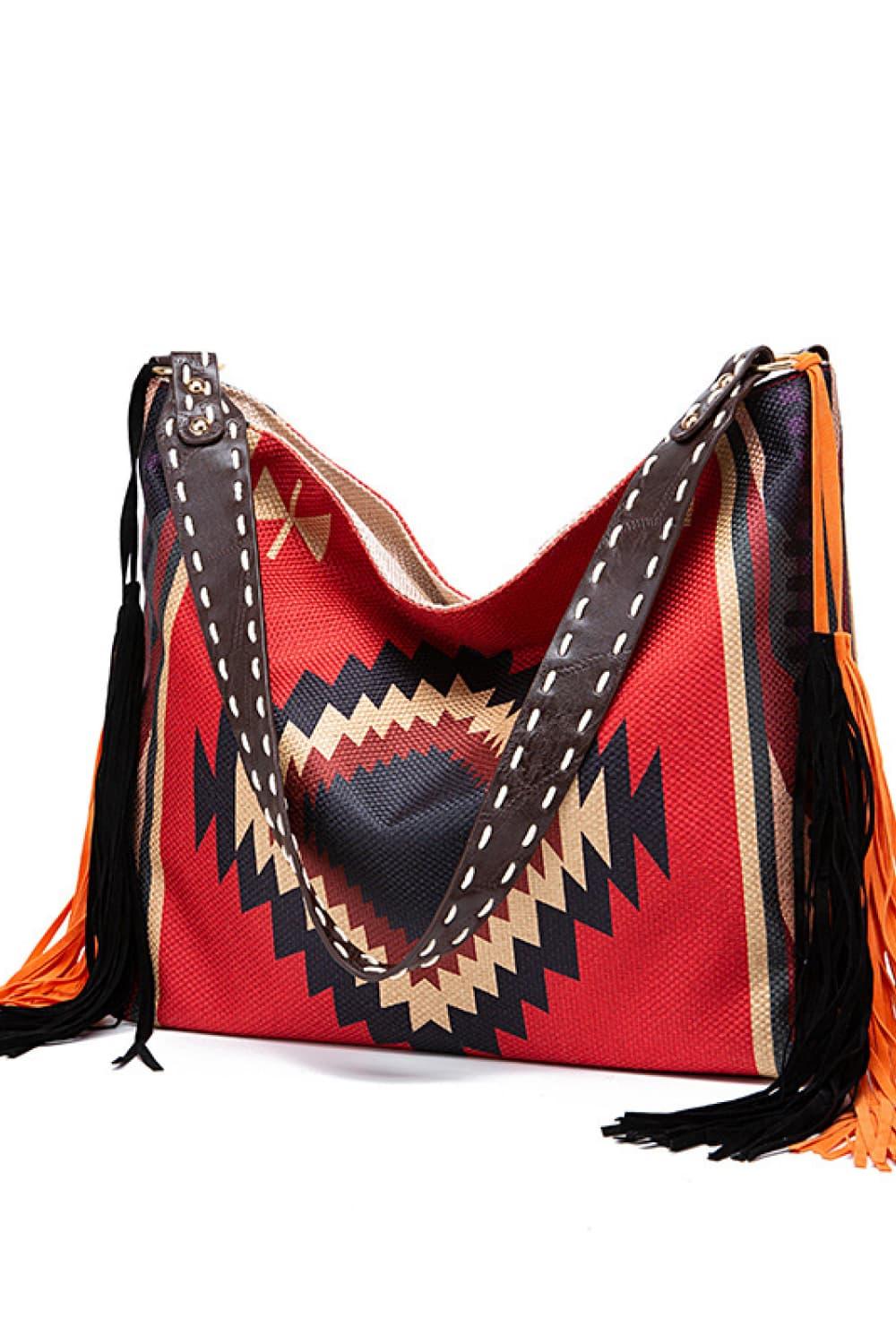 Geometric Canvas Tote Bag Carauana Store