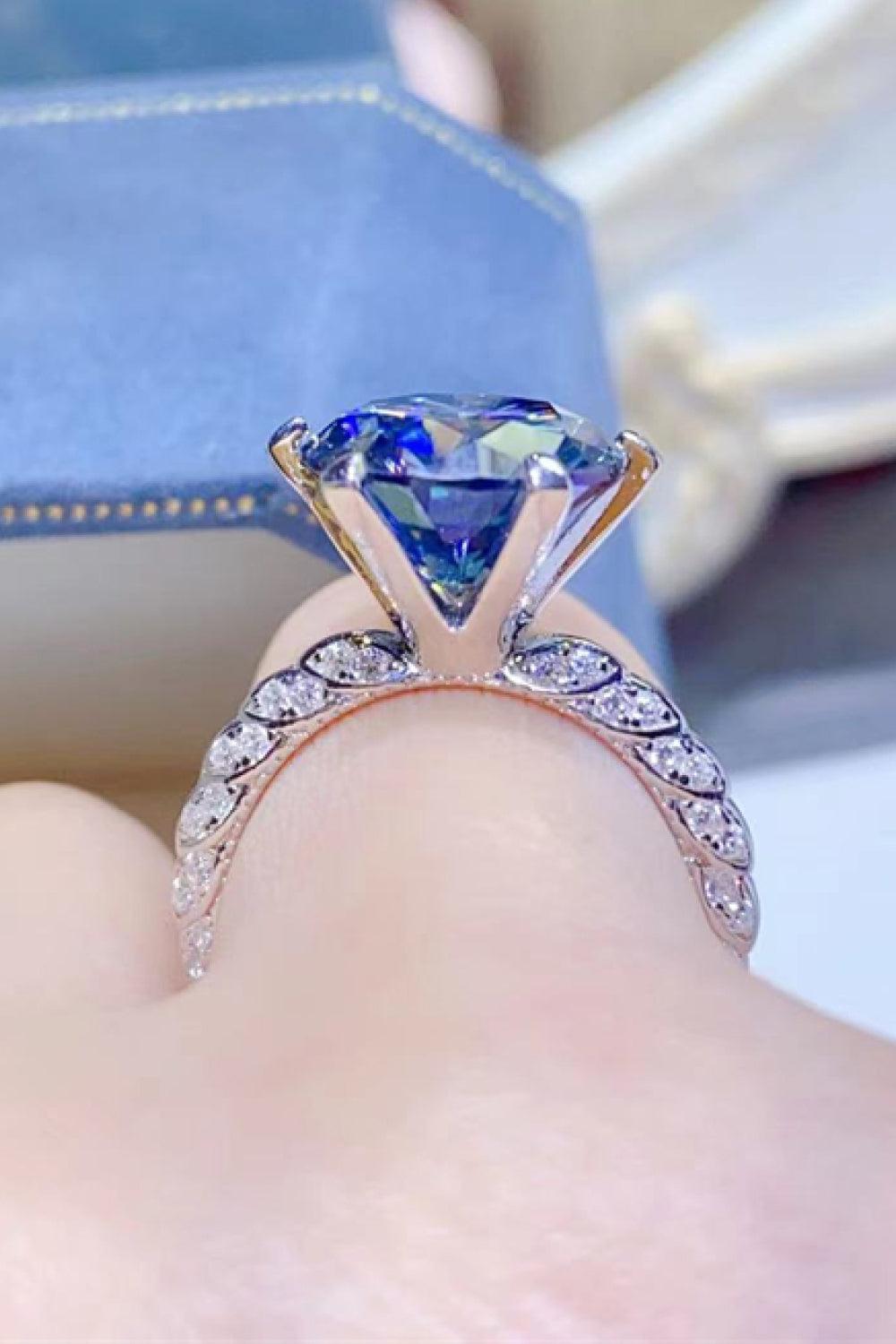 5 Carat Moissanite 925 Sterling Silver Ring Carauana Store