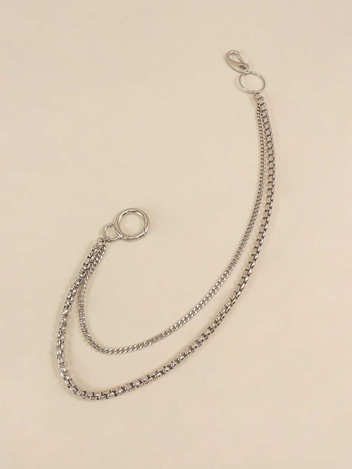 Double-Layered Metal Chain Belt Carauana Store