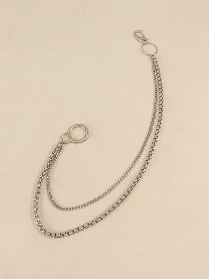 Double-Layered Metal Chain Belt Carauana Store