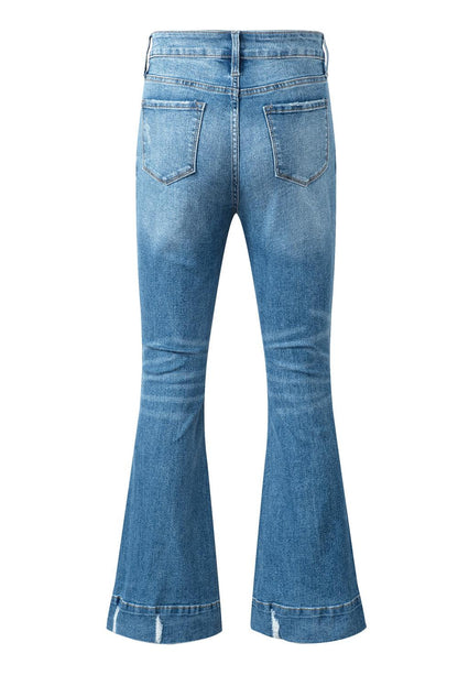 Cat's Whisker Bootcut Jeans with Pockets Carauana Store