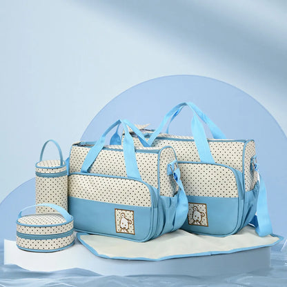 Oxford Cloth Contrast 4 Piece Bag Set Carauana Store