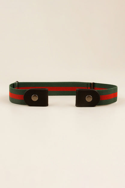 PU Elastic Snap Closure Belt Carauana Store