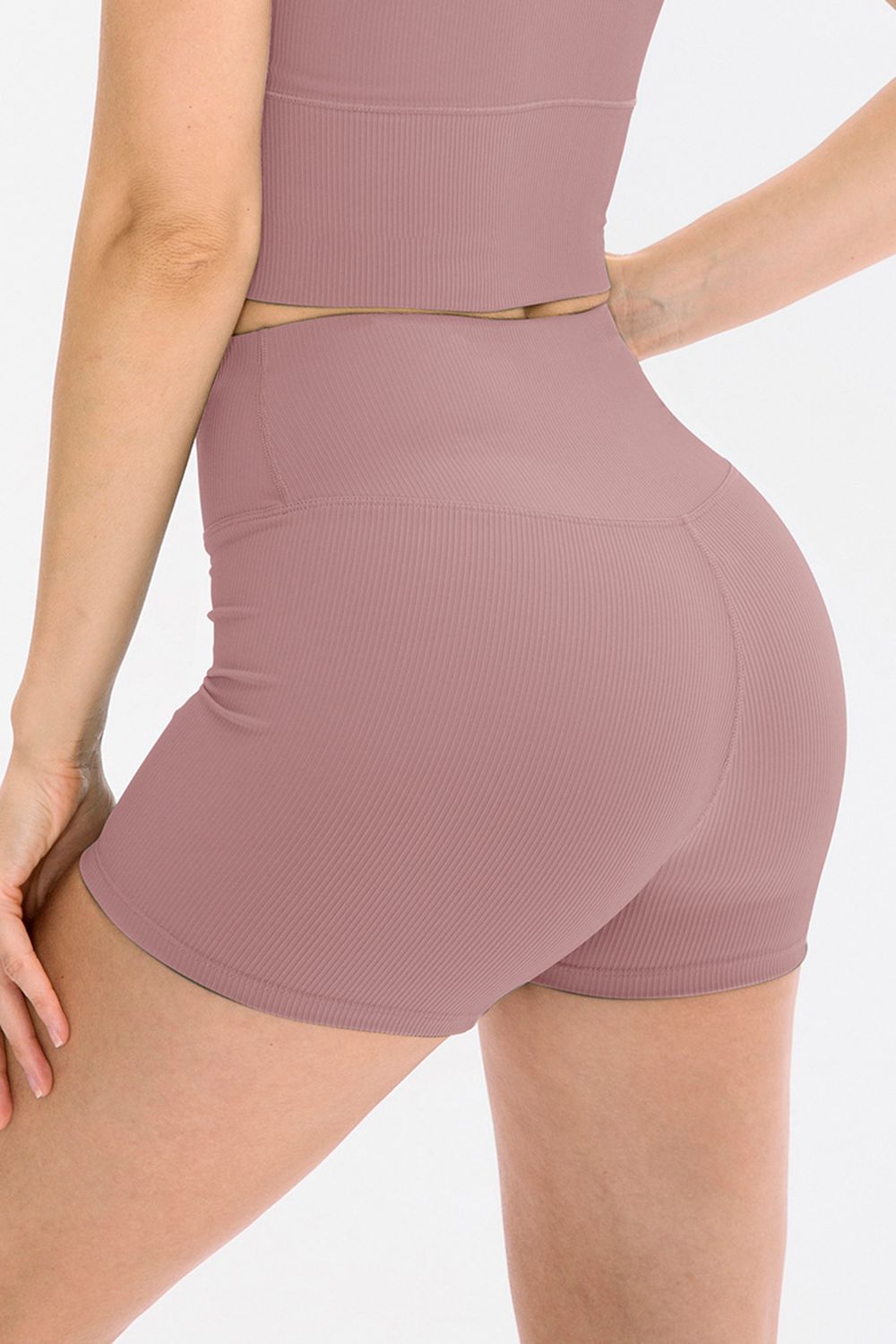 Slim Fit Wide Waistband Sports Shorts Carauana Store