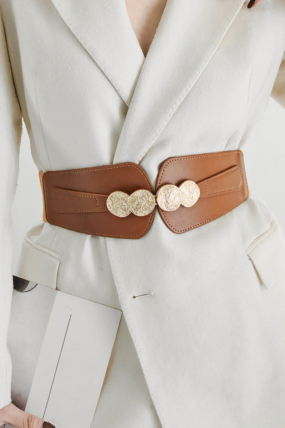 Alloy Buckle Elastic Belt Carauana Store
