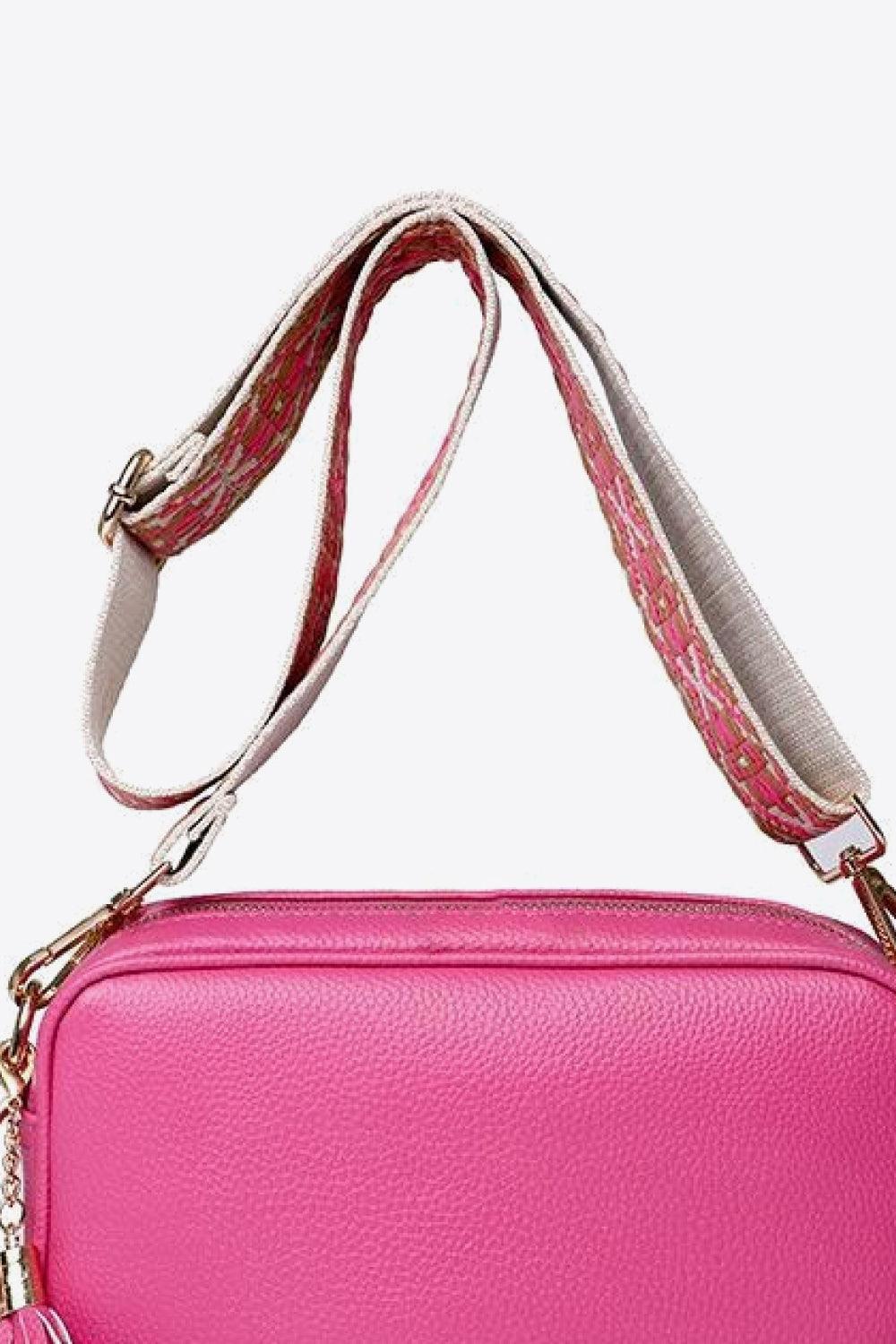 PU Leather Tassel Crossbody Bag Carauana Store