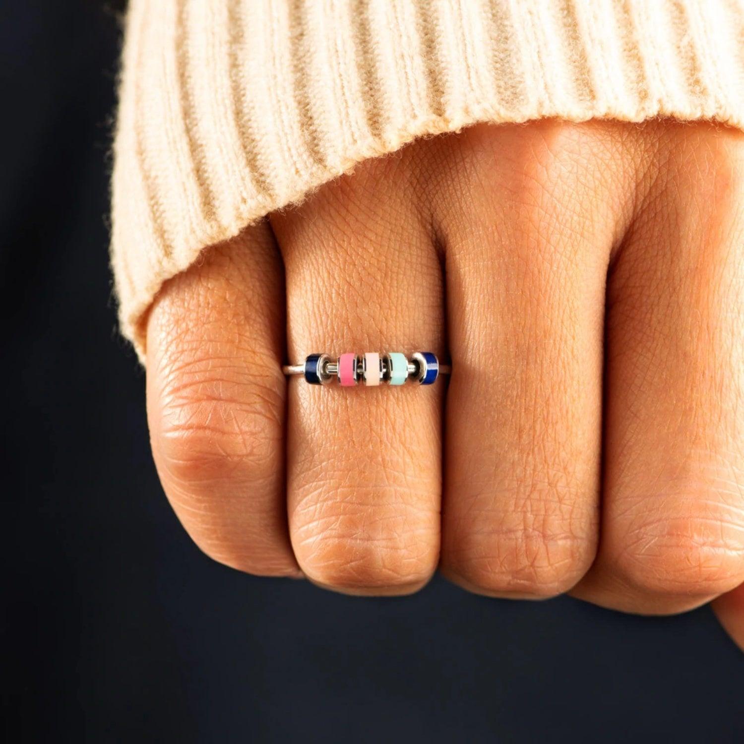 925 Sterling Silver Oil Drip Ring Carauana Store