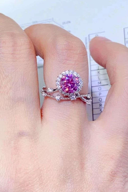 1 Carat Moissanite 925 Sterling Silver Ring Carauana Store