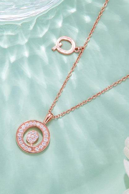 Adored Moissanite K to T Pendant Necklace Carauana Store