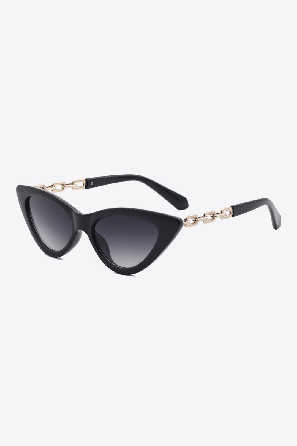 Chain Detail Cat-Eye Sunglasses Carauana Store
