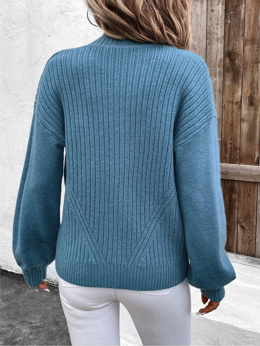 Perfee Zip Up Long Sleeve Cardigan Carauana Store