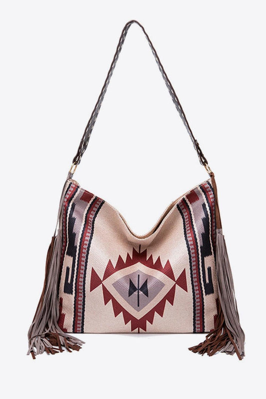 Geometric Canvas Tote Bag Carauana Store