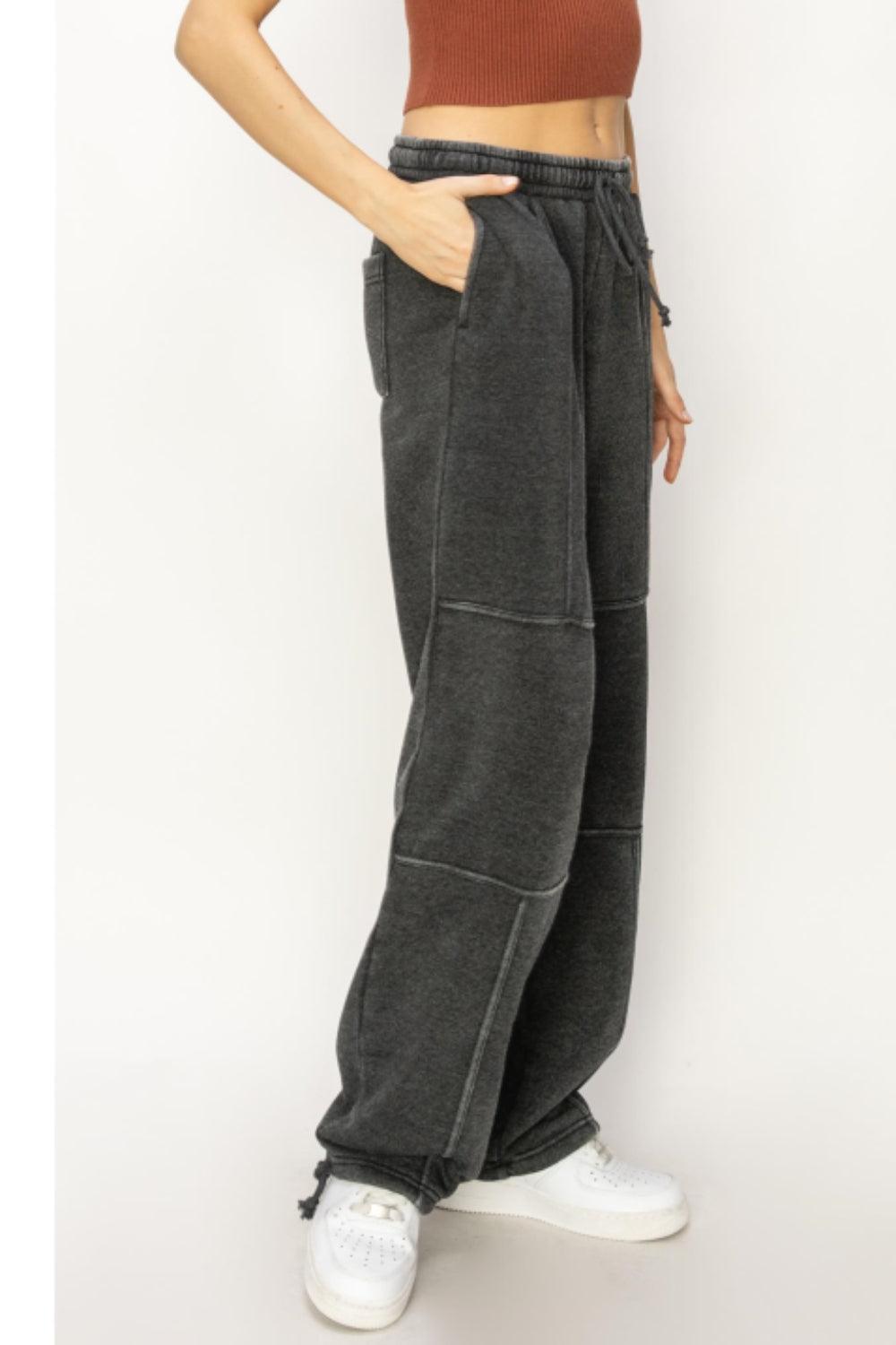 HYFVE Stitched Design Drawstring Sweatpants Carauana Store