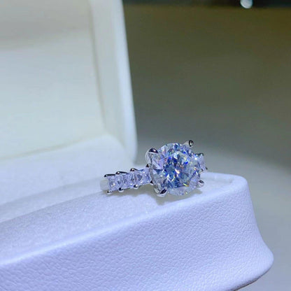 3 Carat Moissanite 925 Sterling Silver Ring Carauana Store