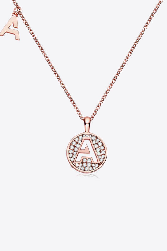 Moissanite A to J Pendant Necklace Carauana Store