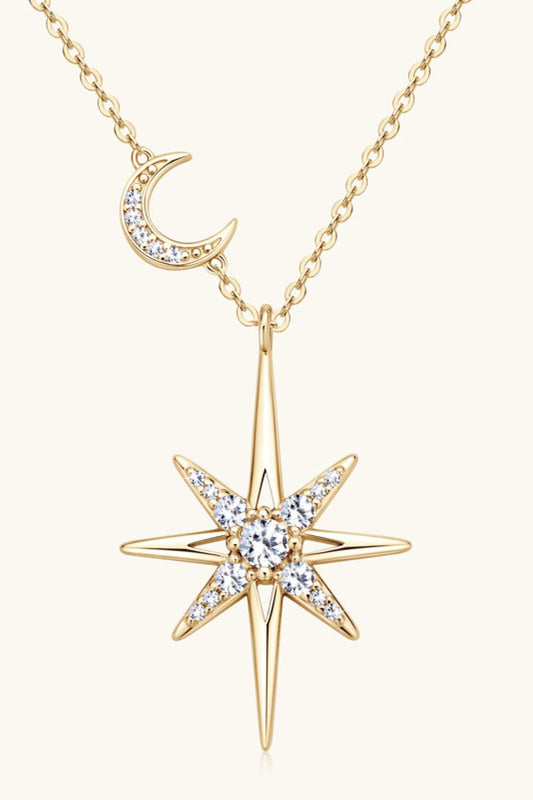 Moissanite 925 Sterling Silver Necklace Carauana Store