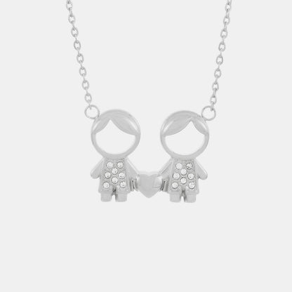 Pendant Rhinestone Stainless Steel Necklace Carauana Store