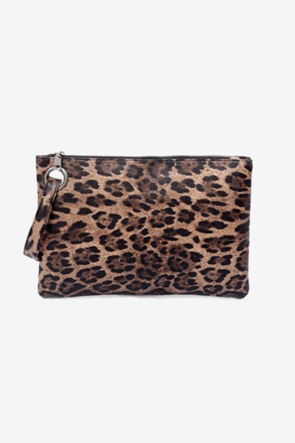 Leopard PU Leather Clutch Carauana Store