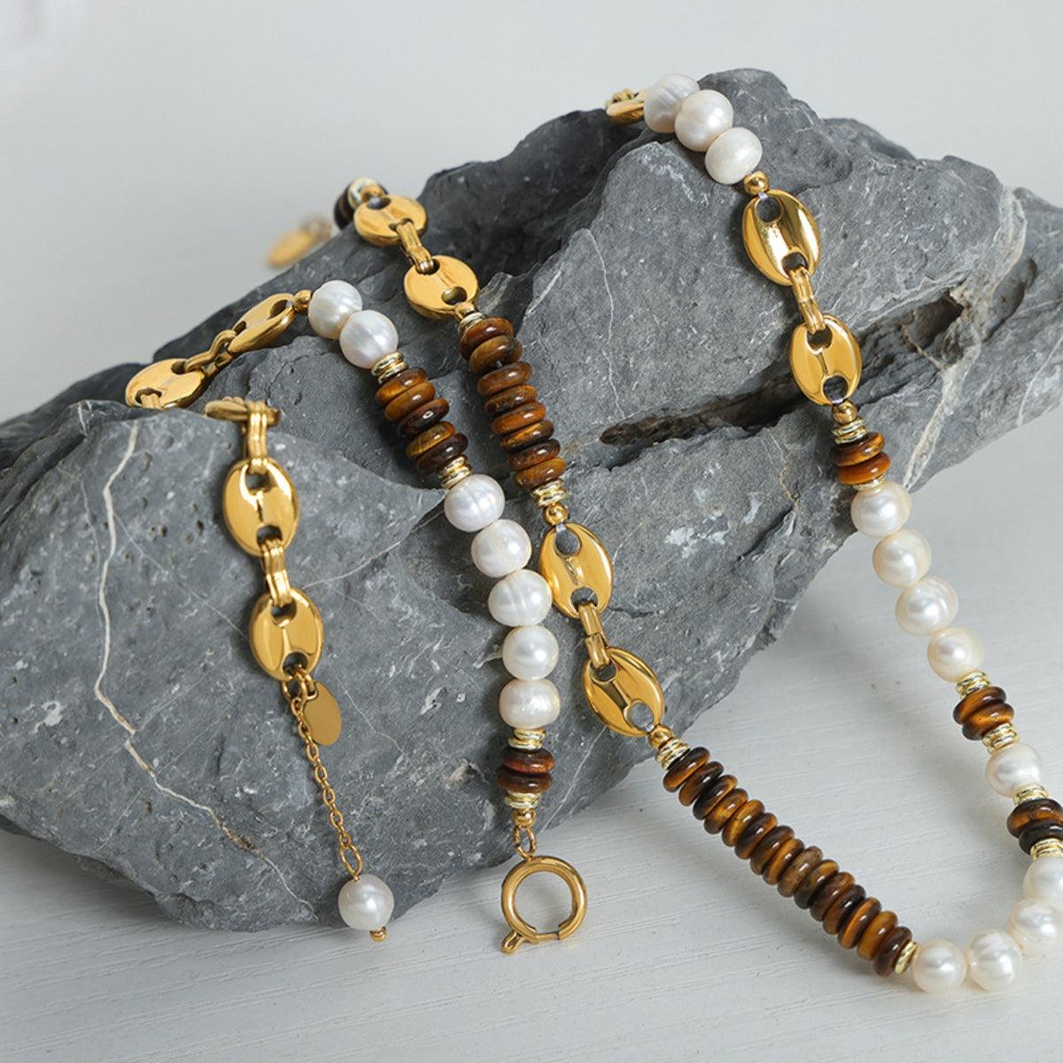 18K Gold-Plated Titanium Steel Bracelet Carauana Store