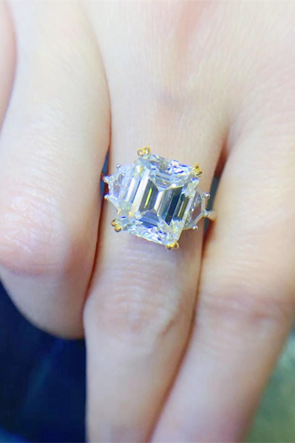 5 Carat Moissanite 925 Sterling Silver Ring Carauana Store